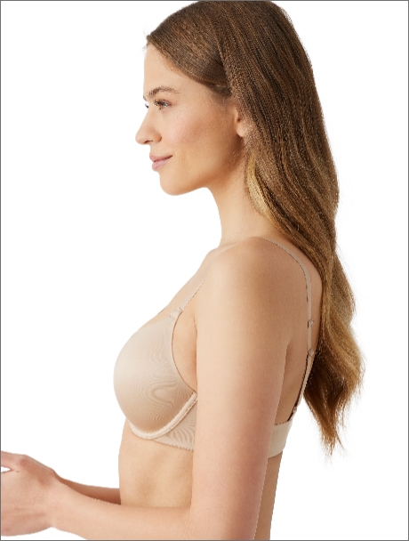 Model demonstrating bra lift