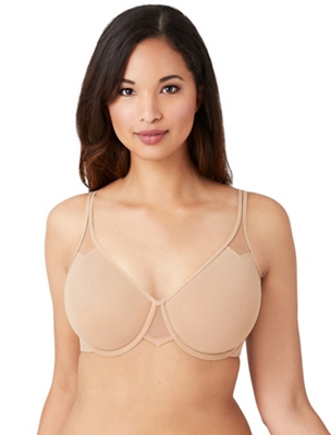 WACOAL CHIC SEXY HOW PERFECT SOFT SEAMLESS CUP BRA Sz 34 DD $ 60