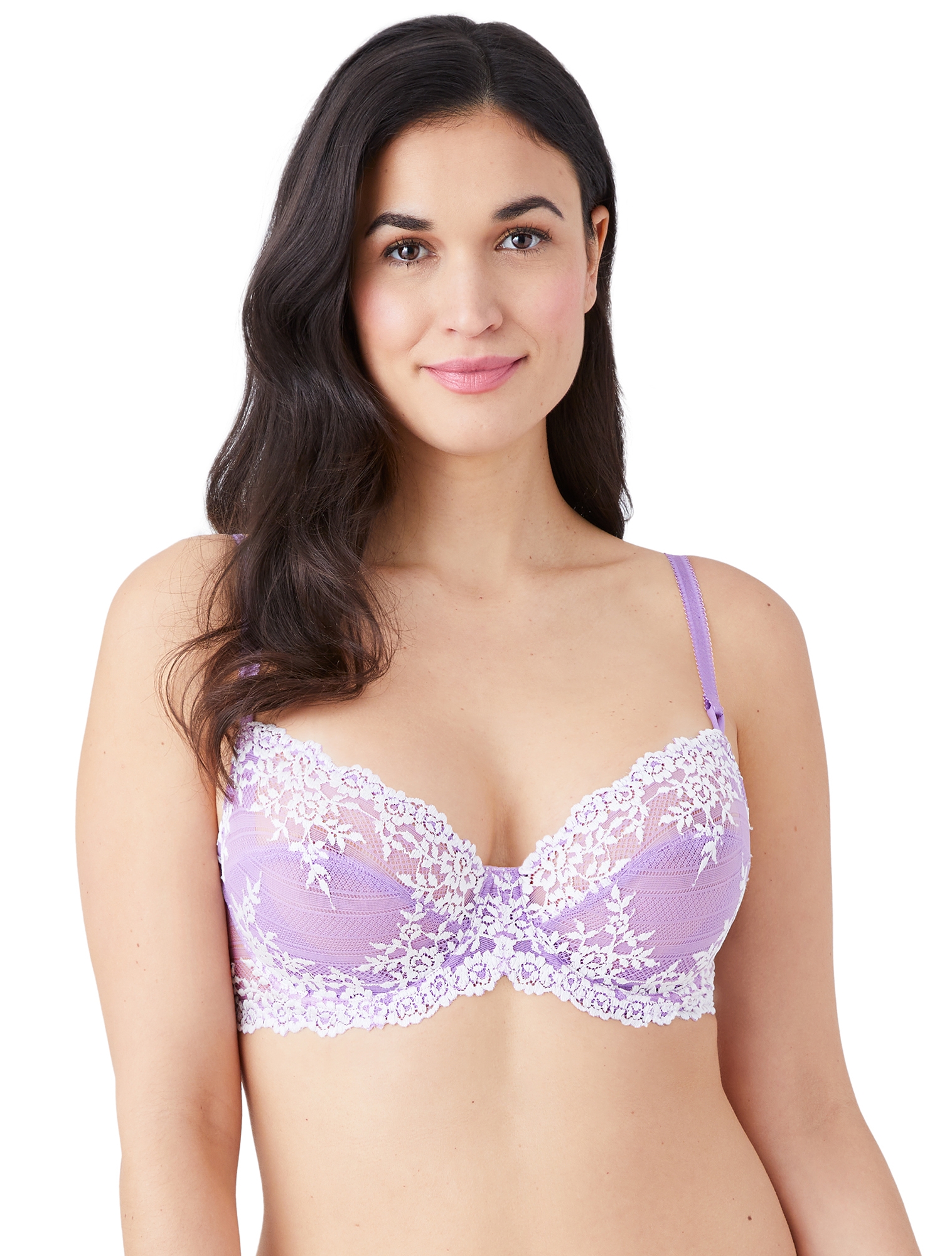  Wacoal Embrace Lace Bra Plunge Underwired Lightly Padded Bras  Lingerie : Clothing, Shoes & Jewelry