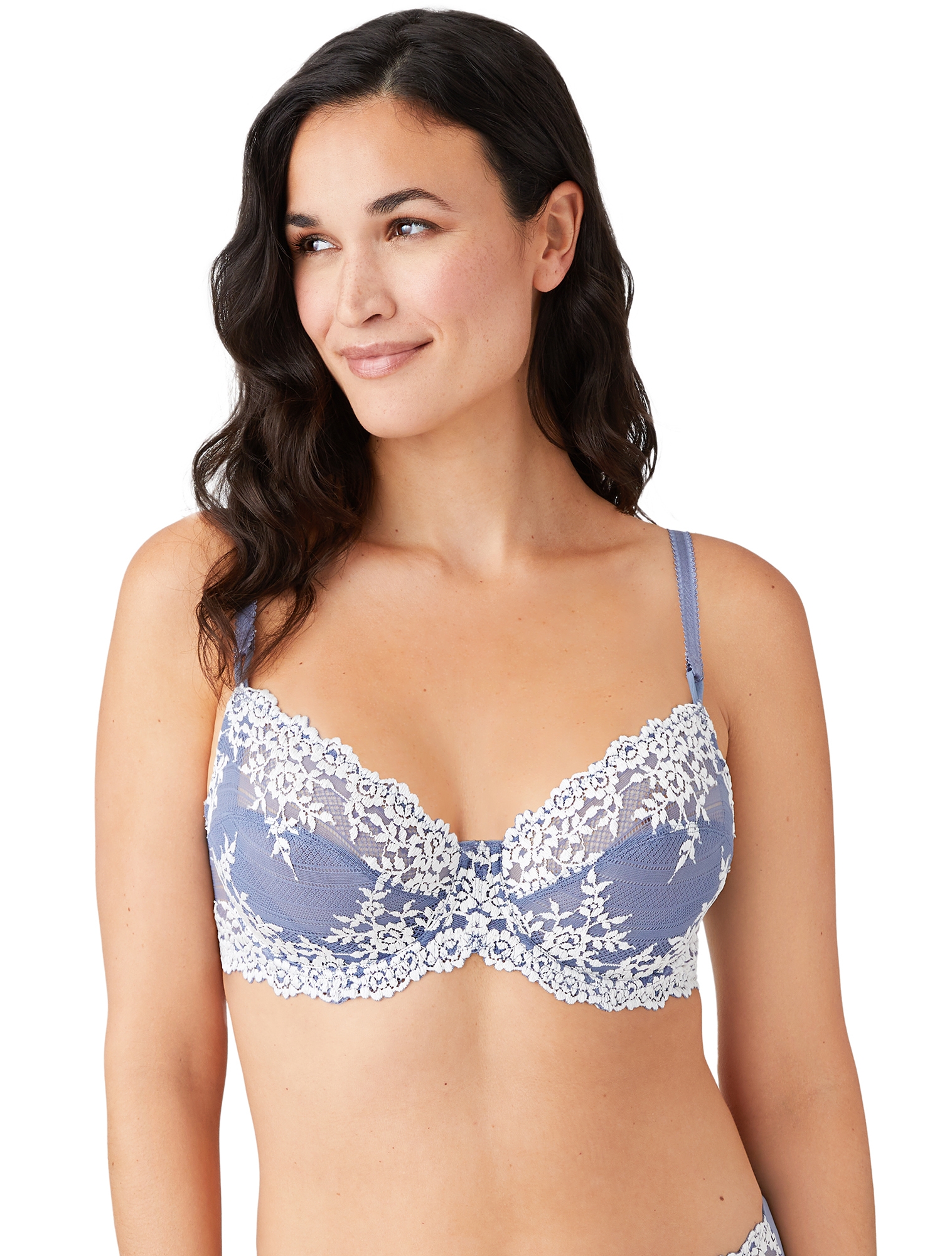 Wacoal, Intimates & Sleepwear, Wacoal 38c 85391 Embrace Lace Underwire Tshirt  Bra Floral Embroidered Lace