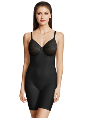 Visual Effects Thigh Shaper Bodysuit with Minimizer Bra Wacoal Canada