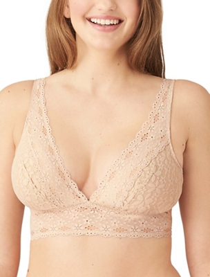 Halo Lace Wire Free Bralette - Uneven - 811205