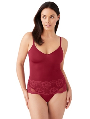 Spanx Womens Lace Hi-Hipster Smokey Plum Smooth Loungewear