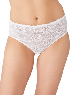 Wacoal Midi Panty IP 3200 Seamless Soft Lace Accent Panties