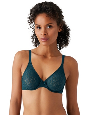 Buy Wacoal Black Lace Underwired Non Padded Everyday Bra 851205 BK 40DDD -  Bra for Women 1341470