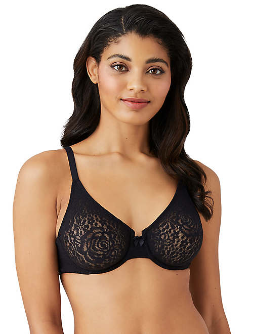 Halo Lace Underwire Bra - Shallow Top/Full Bottom - 851205