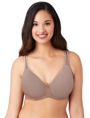 Wacoal Basic Beauty Full-Figure Spacer Underwire T-Shirt Bra 32D Sand Free  Ship