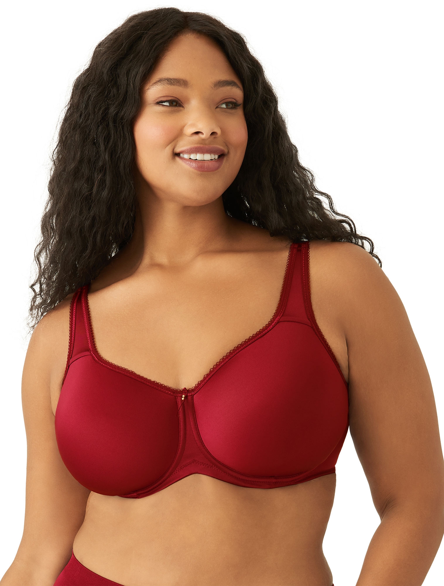 Wacoal Women's Pink Basic Beauty Full-Figure Spacer Underwire Bra