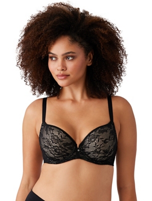 Buy BYGROW Black Lightly Padded Cotton Blend T-Shirt Bra (Size 30