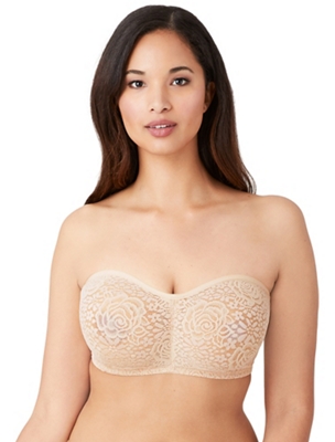 Halo Lace Strapless Underwire Bra