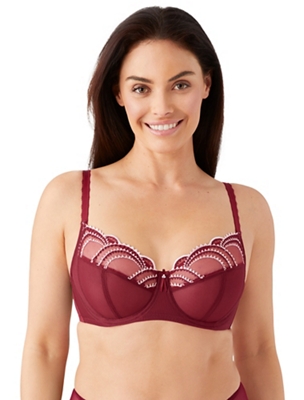 Wacoal Womens Pink Lace Sheer Lingerie Underwire Bra 36g BHFO 1317 for sale  online