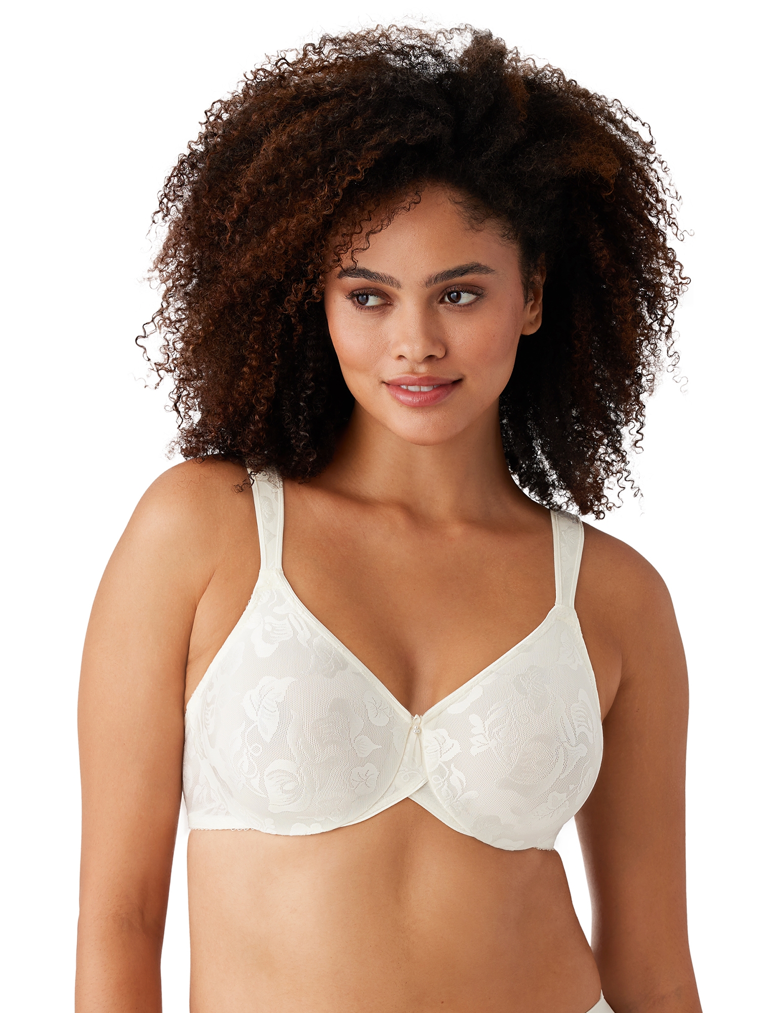 Wacoal 85567 Awareness Full Figure Seamless Bra 40 D Black for