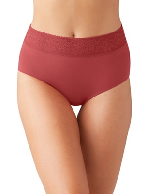 Wacoal Women's at Ease Hipster Panty, Barbados Cherry, Small at   Women's Clothing store