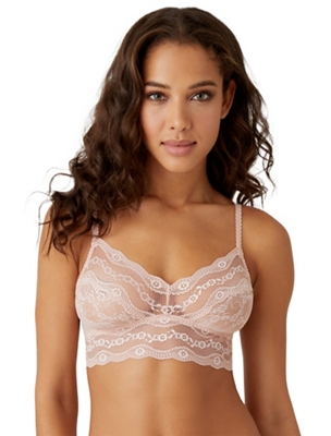 Lace Kiss Bralette - Pink - 910182