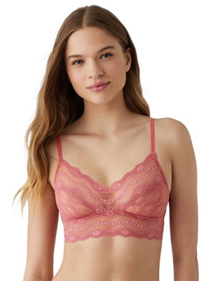 Lace Kiss Bralette - Pink - 910182