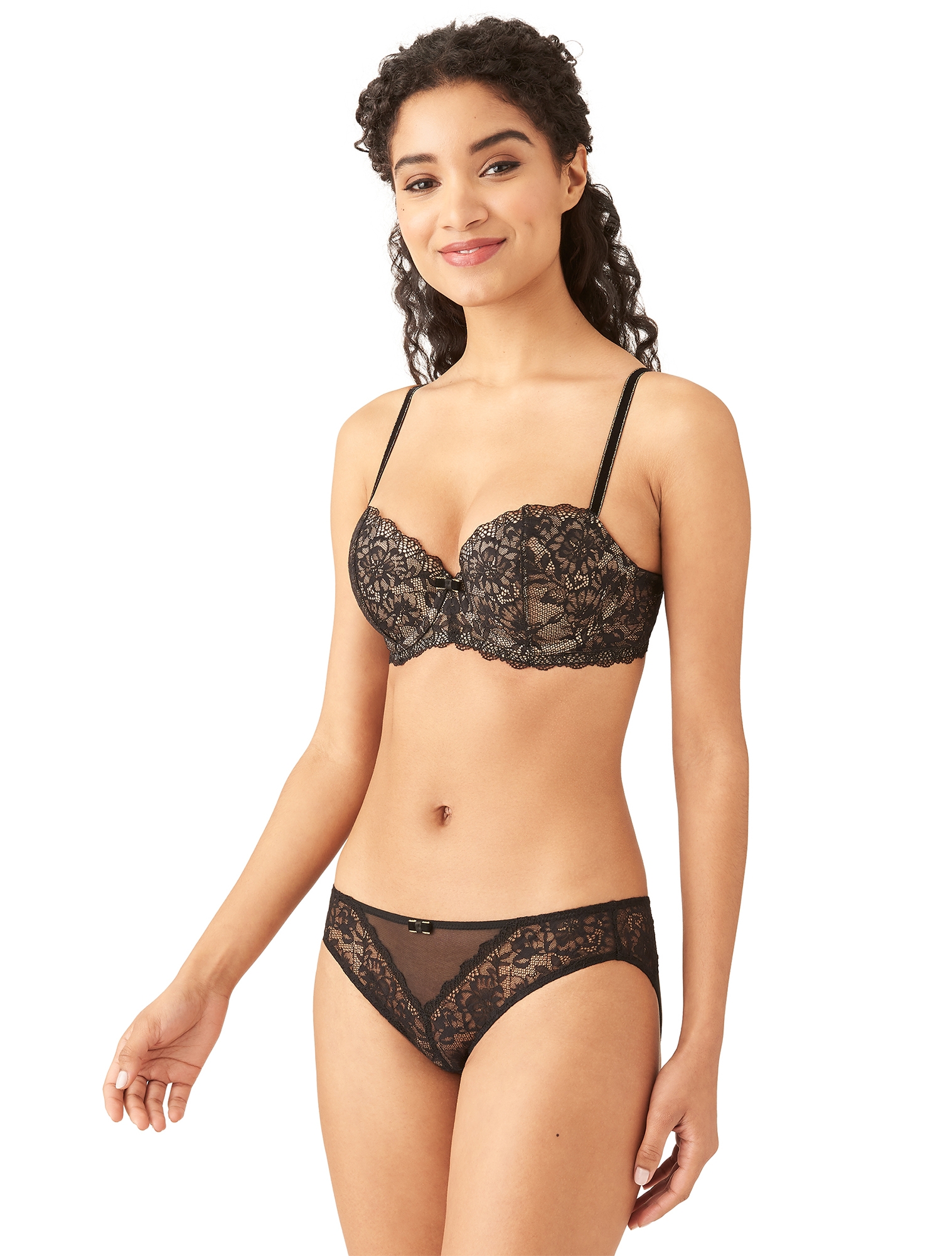 b.tempt'd by Wacoal Lace Encounter Contour Bra Women's 32DD Night Back  Closure for sale online