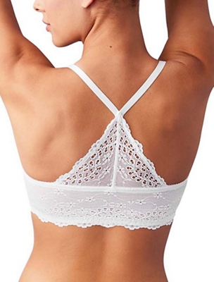 b.tempt'd Inspired Eyelet Front Close T-Shirt Bra