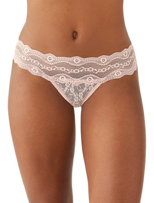 Lace Kiss Thong - Pink - 970182