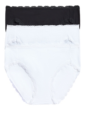b.tempt'd Inspired Eyelet Hi-Leg Panty Pack - Last Chance Panties - 970319