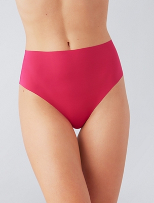 b.bare Hi-Waist Thong Cerise XL