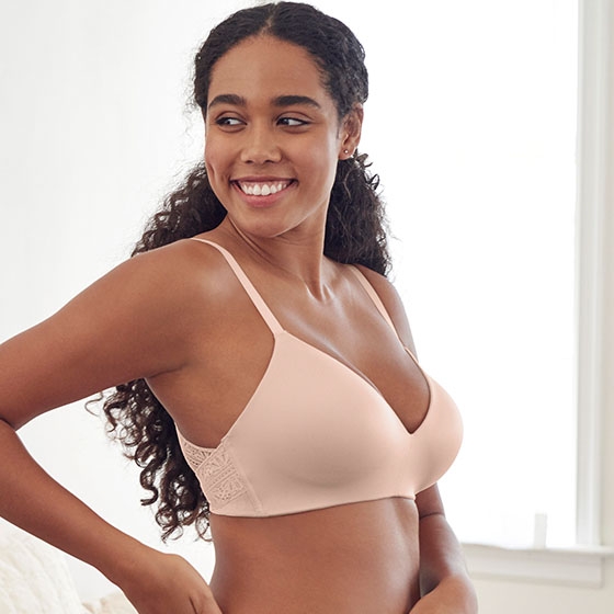 Lace Wire Free Bra: Future Foundation Wire Free T-Shirt Bra with