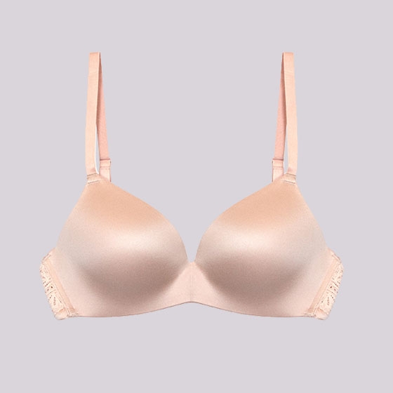 Future Foundation Wire Free T-Shirt Bra with Lace