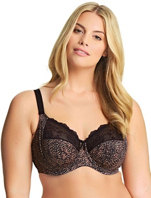 Wacoal Women's Plus Size Lace Affair Underwire, Black Graphite