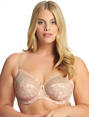 Elomi Morgan Underwire Banded Bra - Plus Size Bras - EL4110