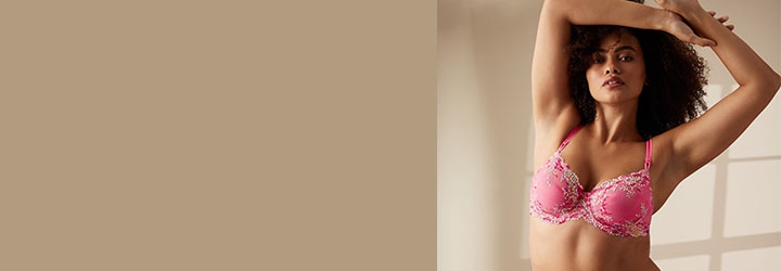 Wacoal Embrace Lace Plunge Bra In Wild Wind Egret – The Fitting Room Ilkley