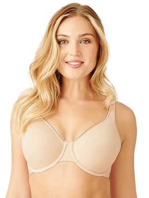 JUST MY SIZE Wirefree Bra with Side & back Smoothing 1259 White